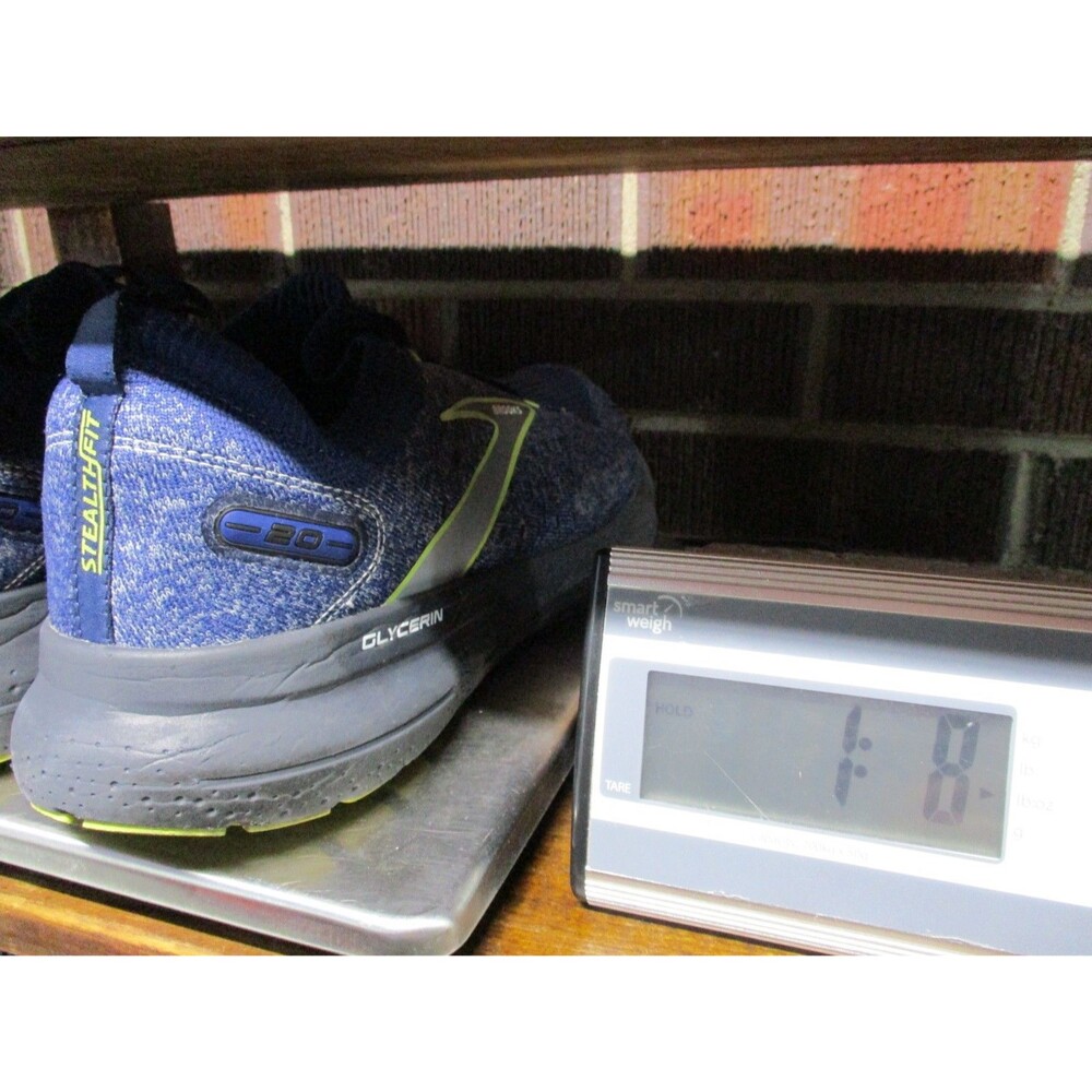 Brooks Mens Glycerin 20 1103841D404 Blue StealthFit Running Shoes Sneakers 13 D - Picture 13 of 13